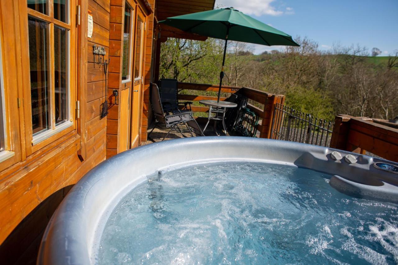 George Cabin - Log Cabin In Wales With Hot Tub Newtown  Esterno foto